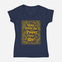 You Have No Power Over Me-Womens-V-Neck-Tee-Nemons