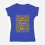 You Have No Power Over Me-Womens-V-Neck-Tee-Nemons