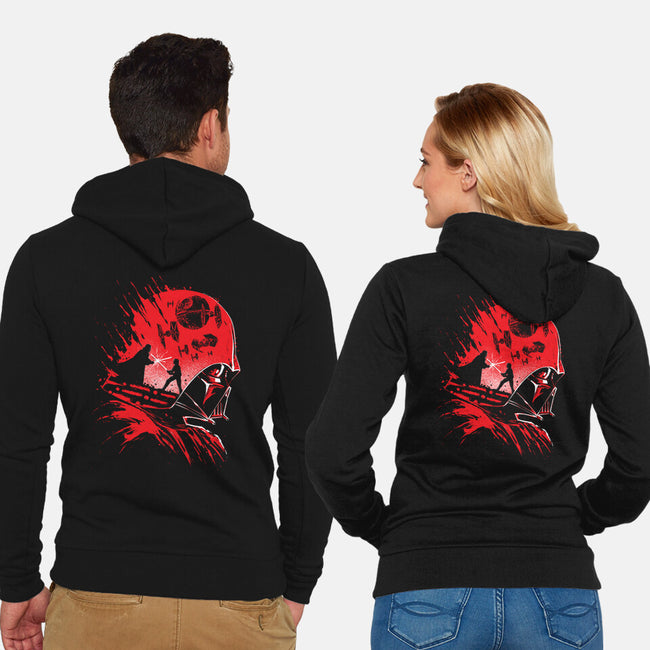The Mask Of The Father-Unisex-Zip-Up-Sweatshirt-zascanauta