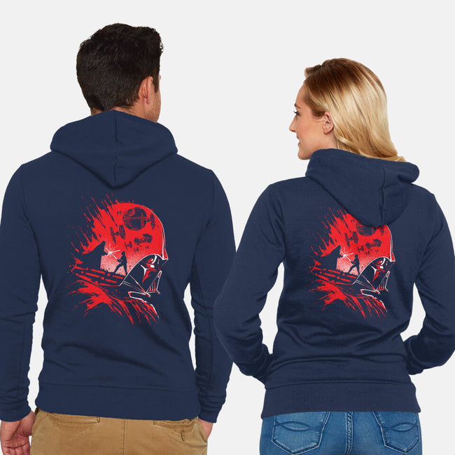 The Mask Of The Father-Unisex-Zip-Up-Sweatshirt-zascanauta