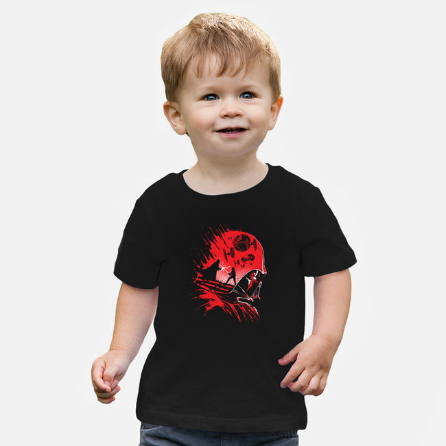 The Mask Of The Father-Baby-Basic-Tee-zascanauta