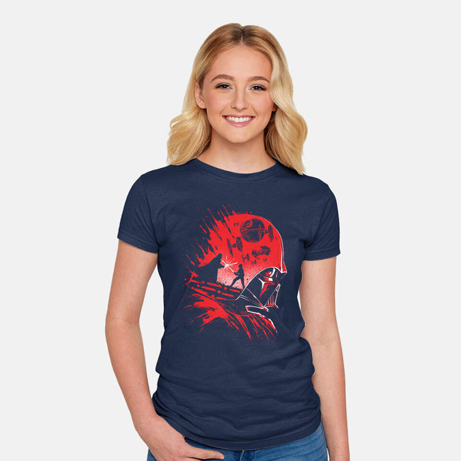 The Mask Of The Father-Womens-Fitted-Tee-zascanauta