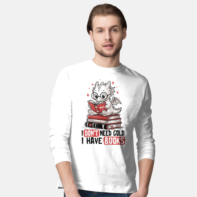 I Don't Need Gold I Have Books-Mens-Long Sleeved-Tee-koalastudio