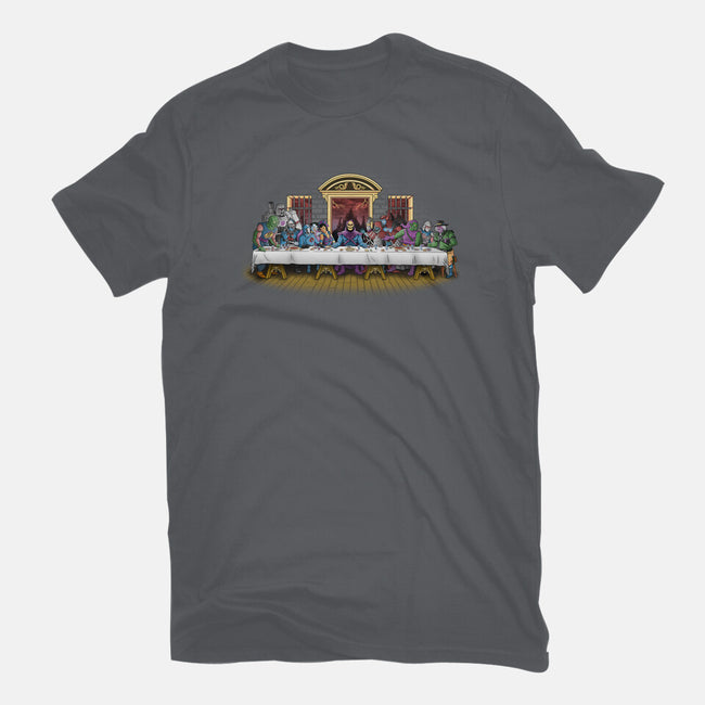 The Last Villain Supper-Unisex-Basic-Tee-Skullpy
