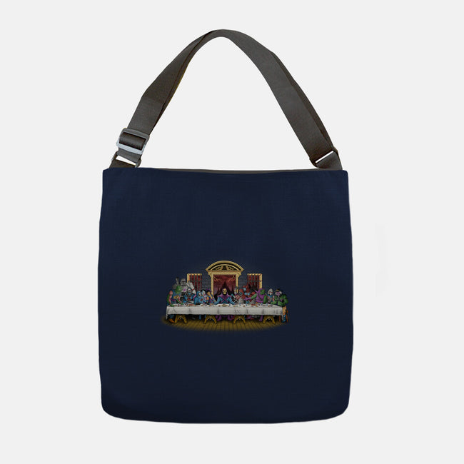 The Last Villain Supper-None-Adjustable Tote-Bag-Skullpy