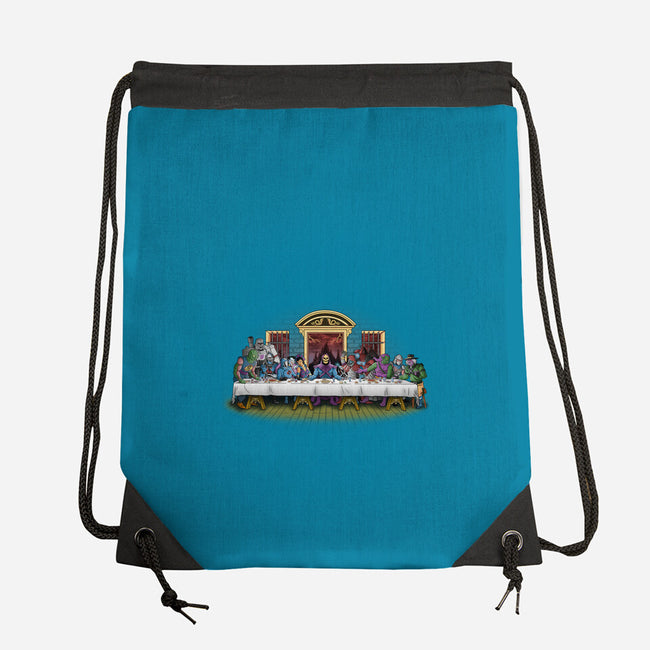 The Last Villain Supper-None-Drawstring-Bag-Skullpy