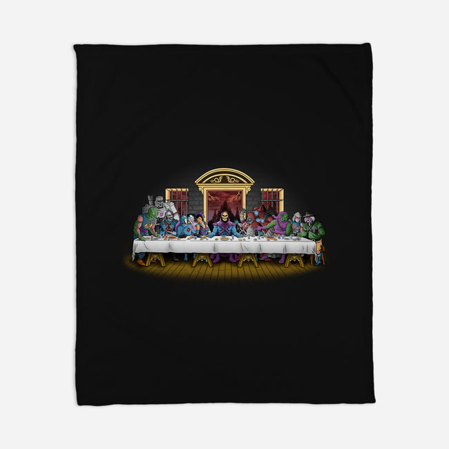 The Last Villain Supper-None-Fleece-Blanket-Skullpy