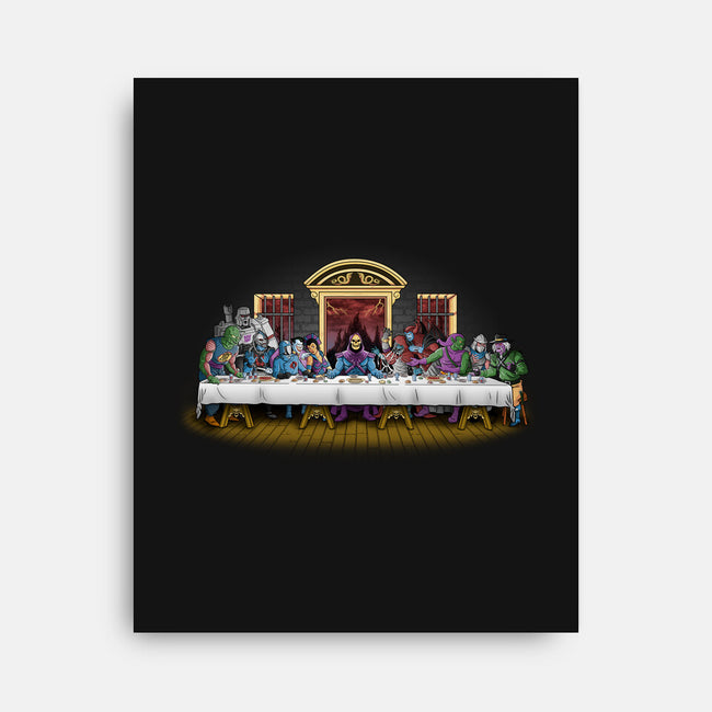 The Last Villain Supper-None-Stretched-Canvas-Skullpy