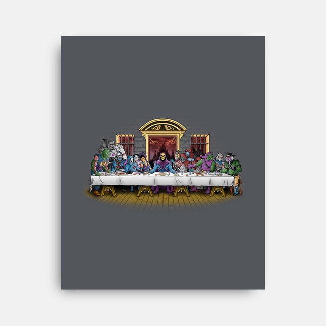 The Last Villain Supper-None-Stretched-Canvas-Skullpy