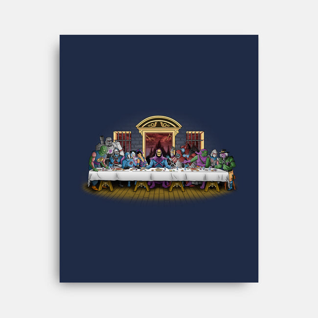 The Last Villain Supper-None-Stretched-Canvas-Skullpy