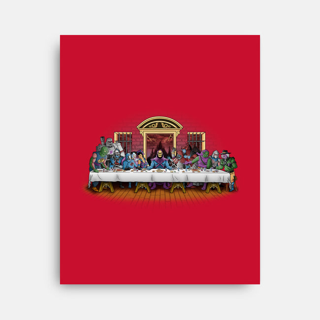 The Last Villain Supper-None-Stretched-Canvas-Skullpy