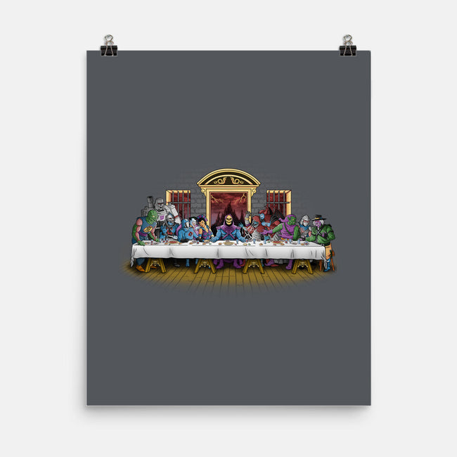 The Last Villain Supper-None-Matte-Poster-Skullpy
