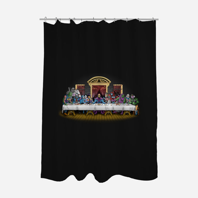 The Last Villain Supper-None-Polyester-Shower Curtain-Skullpy