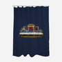 The Last Villain Supper-None-Polyester-Shower Curtain-Skullpy