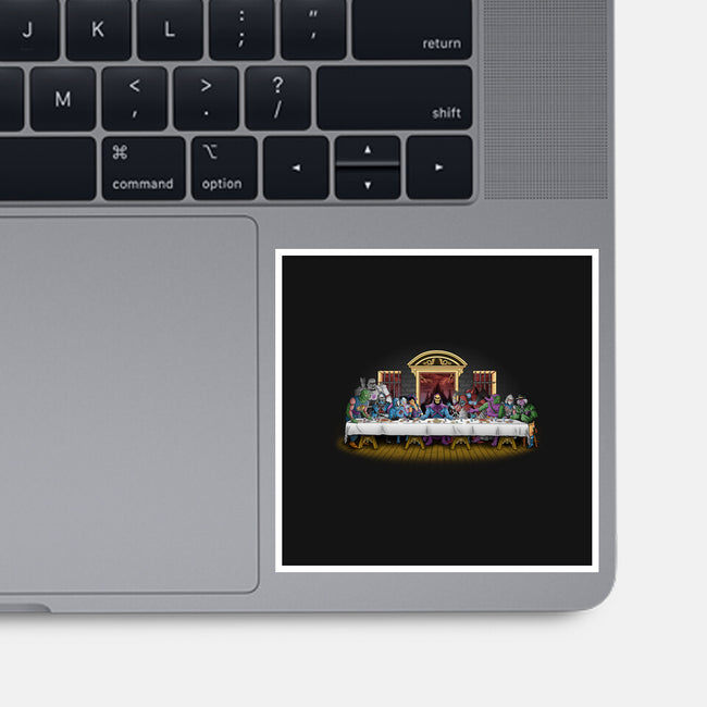 The Last Villain Supper-None-Glossy-Sticker-Skullpy