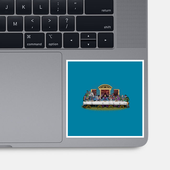 The Last Villain Supper-None-Glossy-Sticker-Skullpy