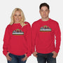 The Last Villain Supper-Unisex-Crew Neck-Sweatshirt-Skullpy
