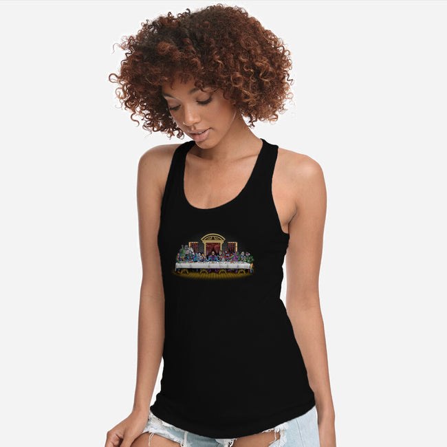 The Last Villain Supper-Womens-Racerback-Tank-Skullpy