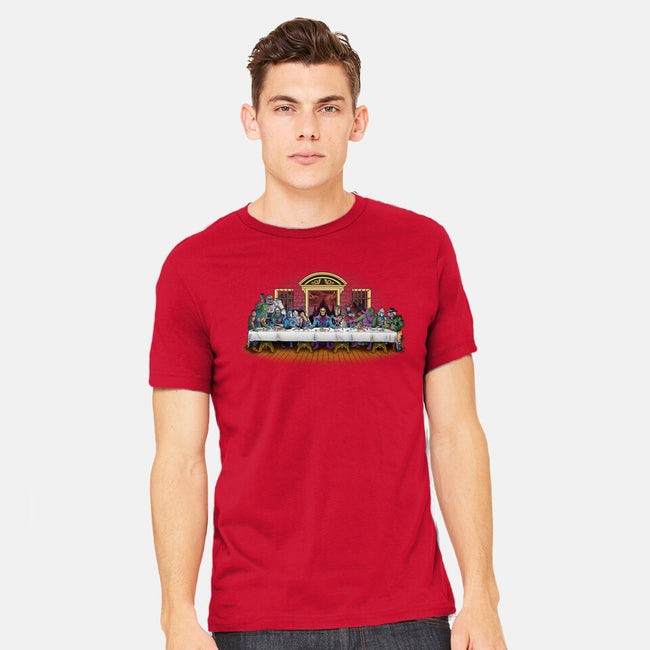 The Last Villain Supper-Mens-Heavyweight-Tee-Skullpy