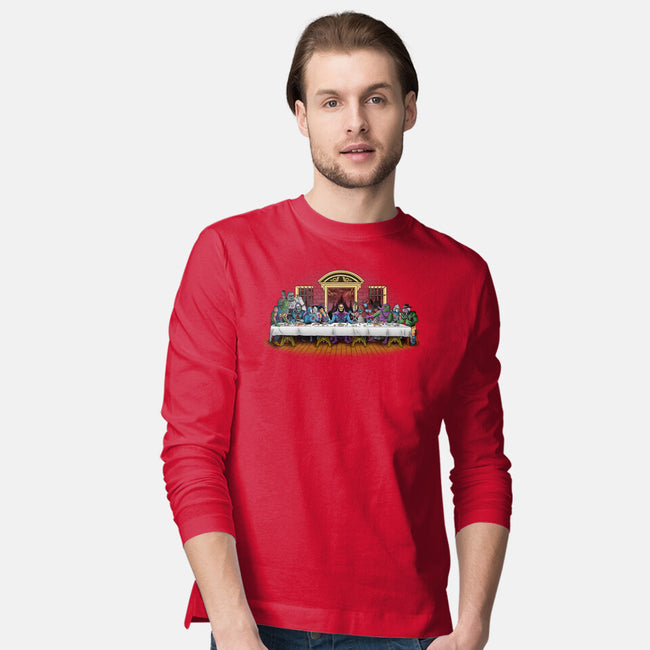 The Last Villain Supper-Mens-Long Sleeved-Tee-Skullpy