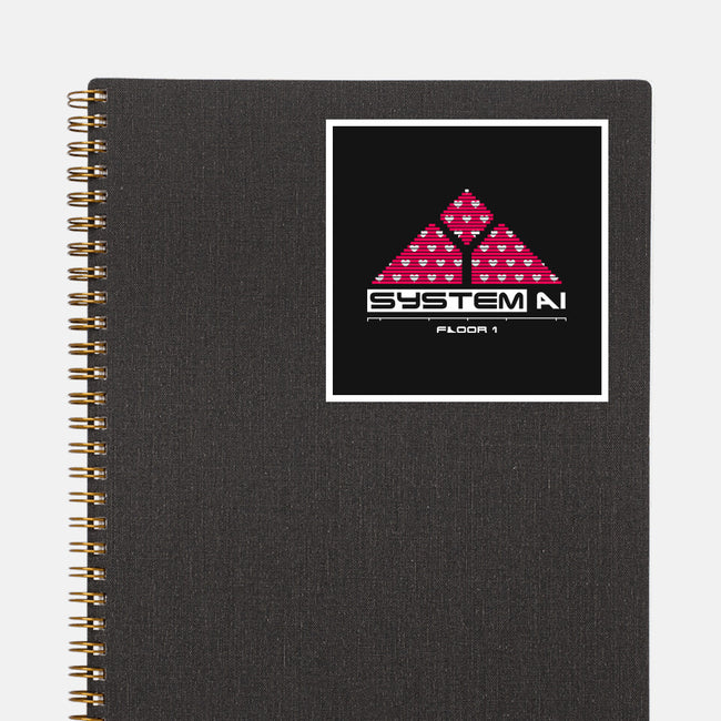 System Ai Systems-None-Glossy-Sticker-rocketman_art