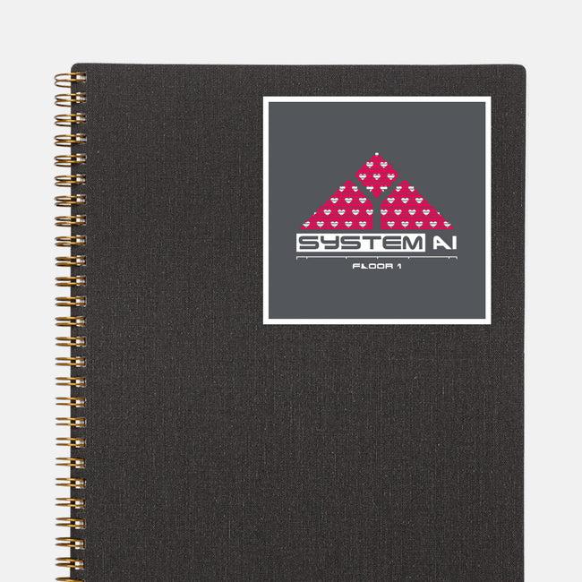 System Ai Systems-None-Glossy-Sticker-rocketman_art