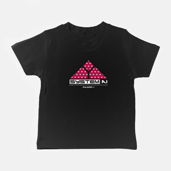 System Ai Systems-Baby-Basic-Tee-rocketman_art