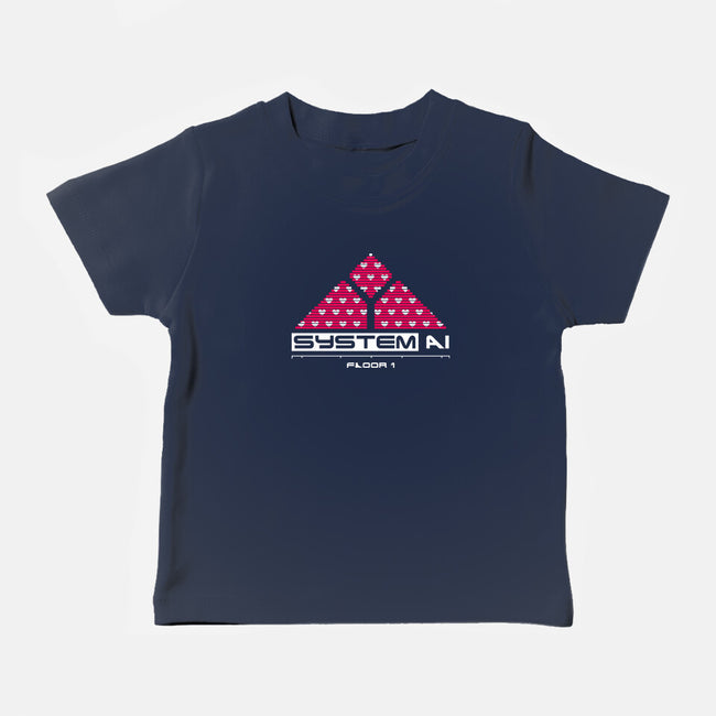 System Ai Systems-Baby-Basic-Tee-rocketman_art