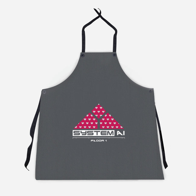 System Ai Systems-Unisex-Kitchen-Apron-rocketman_art