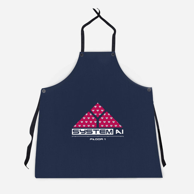 System Ai Systems-Unisex-Kitchen-Apron-rocketman_art