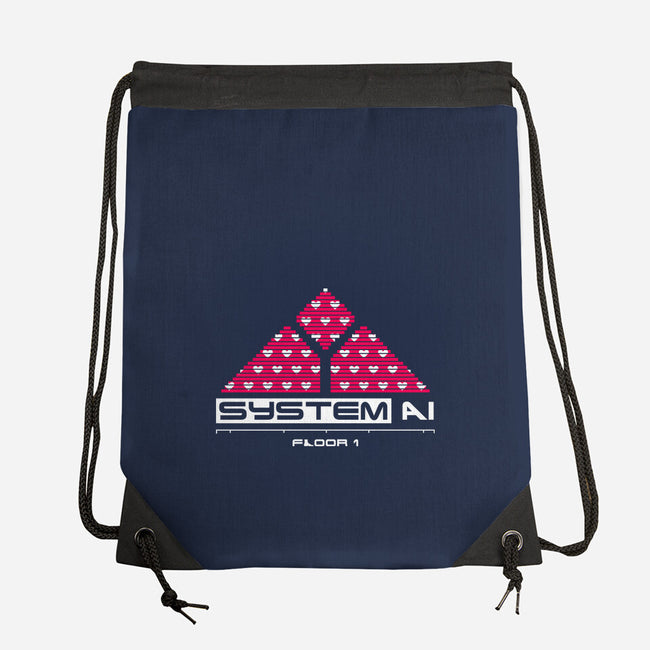 System Ai Systems-None-Drawstring-Bag-rocketman_art