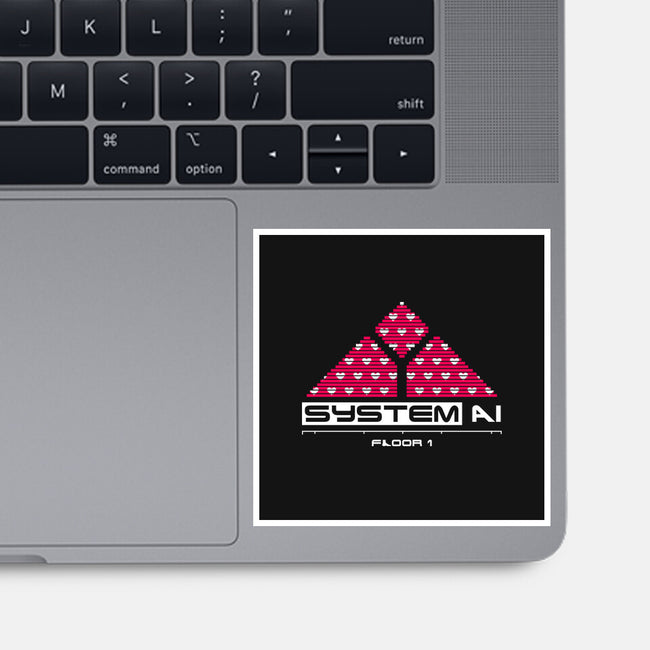 System Ai Systems-None-Glossy-Sticker-rocketman_art