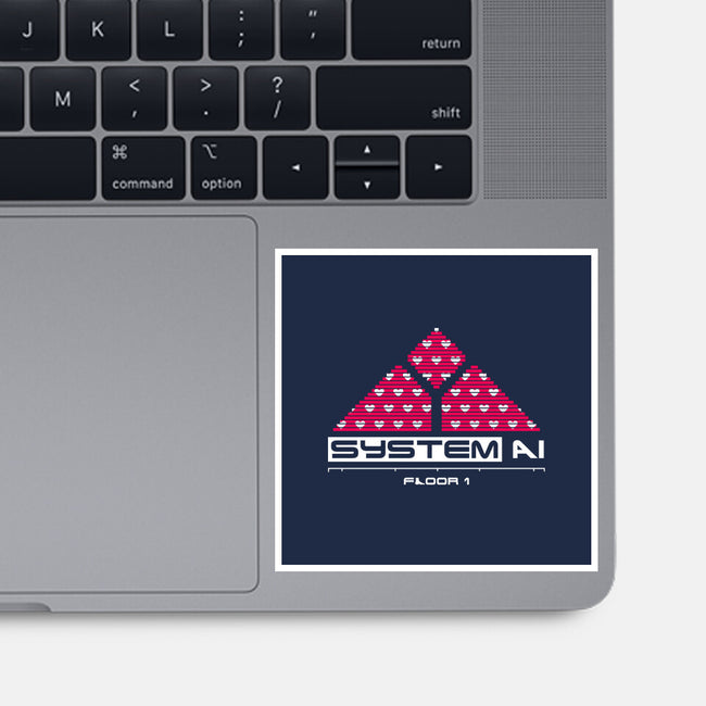 System Ai Systems-None-Glossy-Sticker-rocketman_art