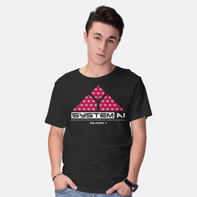 System Ai Systems-Mens-Basic-Tee-rocketman_art