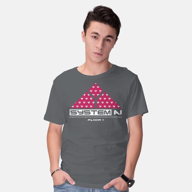 System Ai Systems-Mens-Basic-Tee-rocketman_art