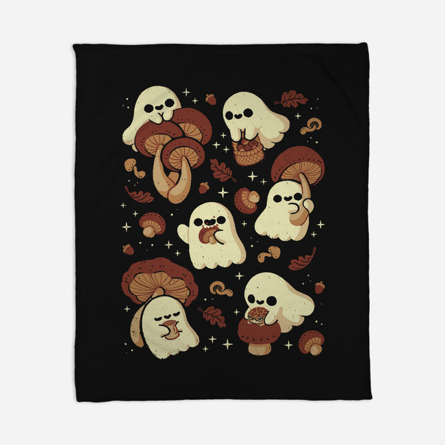 Autumn Mushrooms-None-Fleece-Blanket-xMorfina