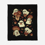 Autumn Mushrooms-None-Fleece-Blanket-xMorfina