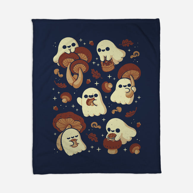 Autumn Mushrooms-None-Fleece-Blanket-xMorfina