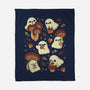Autumn Mushrooms-None-Fleece-Blanket-xMorfina