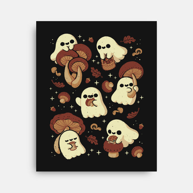 Autumn Mushrooms-None-Stretched-Canvas-xMorfina
