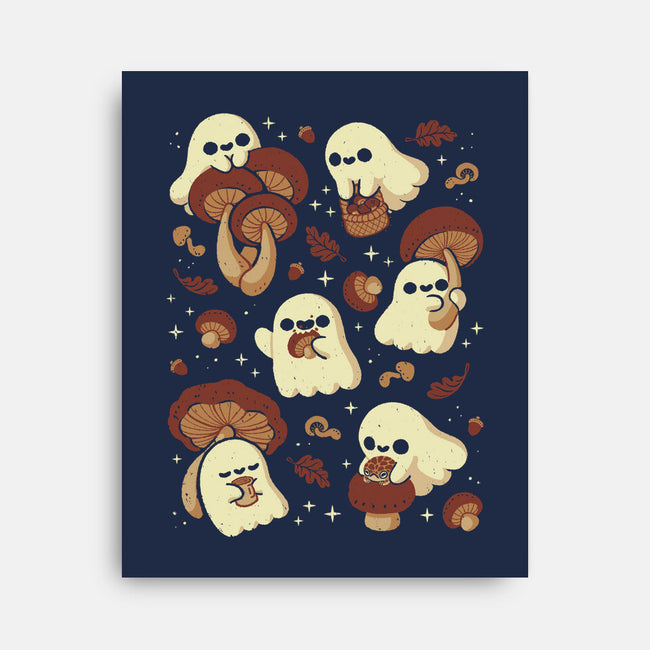 Autumn Mushrooms-None-Stretched-Canvas-xMorfina