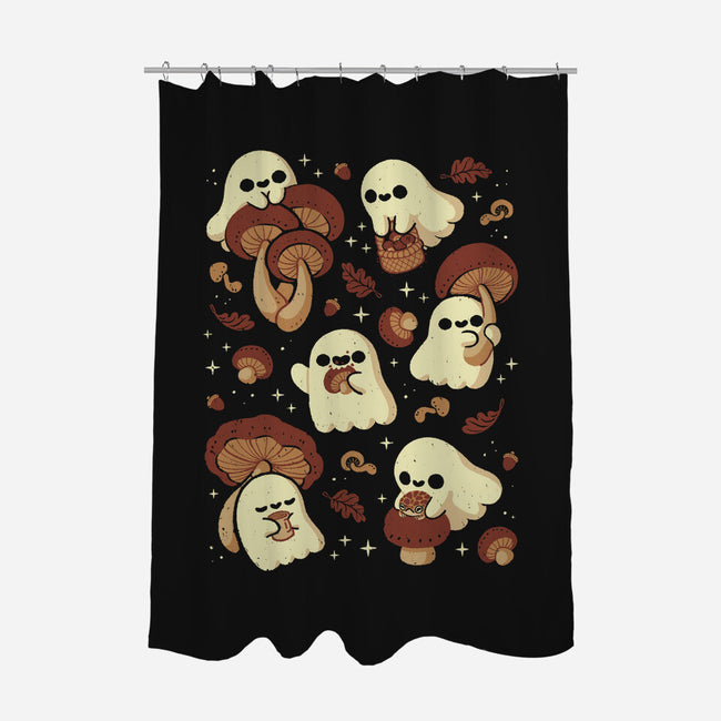 Autumn Mushrooms-None-Polyester-Shower Curtain-xMorfina