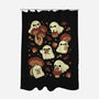 Autumn Mushrooms-None-Polyester-Shower Curtain-xMorfina