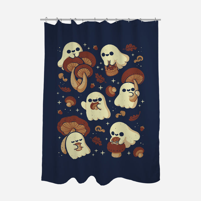 Autumn Mushrooms-None-Polyester-Shower Curtain-xMorfina