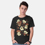 Autumn Mushrooms-Mens-Basic-Tee-xMorfina