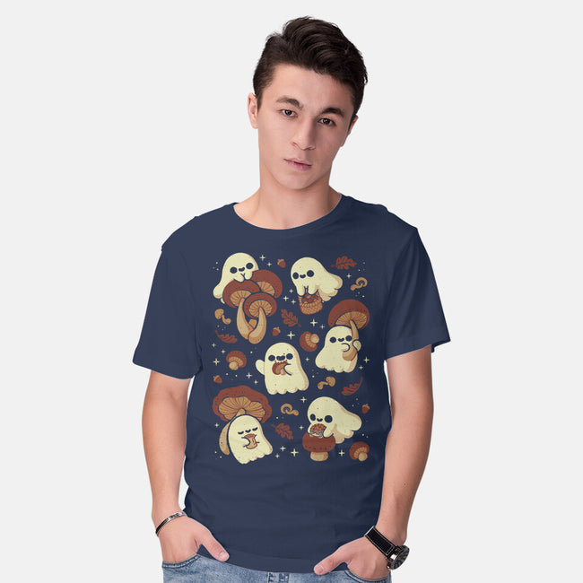 Autumn Mushrooms-Mens-Basic-Tee-xMorfina