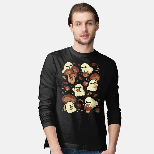 Autumn Mushrooms-Mens-Long Sleeved-Tee-xMorfina
