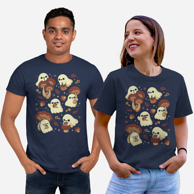 Autumn Mushrooms-Unisex-Basic-Tee-xMorfina
