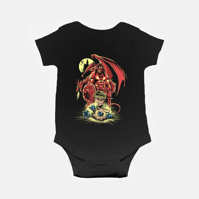 Roll The Dice-Baby-Basic-Onesie-zascanauta
