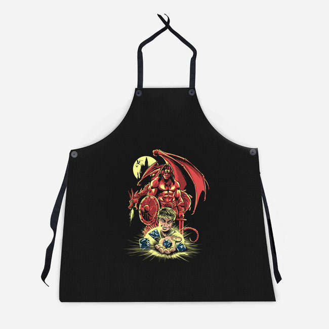 Roll The Dice-Unisex-Kitchen-Apron-zascanauta